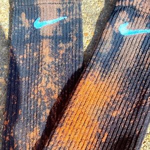 Custom Reverse dyed Nike Socks